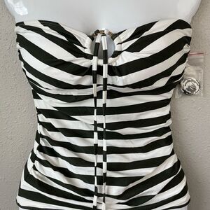 NWT MICHAEL Michael Kors Tankini Top Size XS